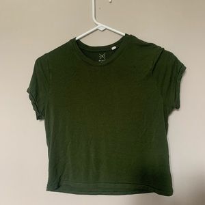 Basic dark green t shirt